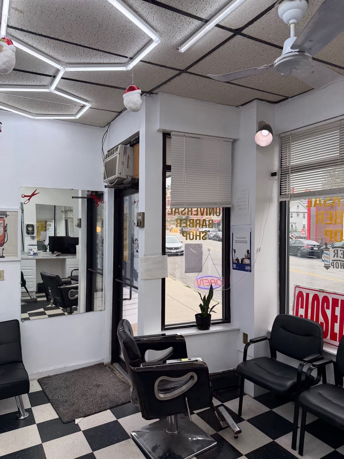 Seating area by the front window