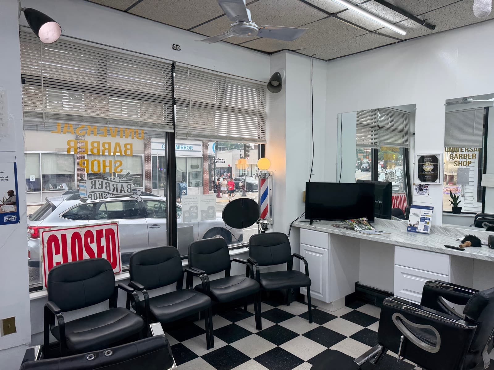 Inside Universal Barbershop